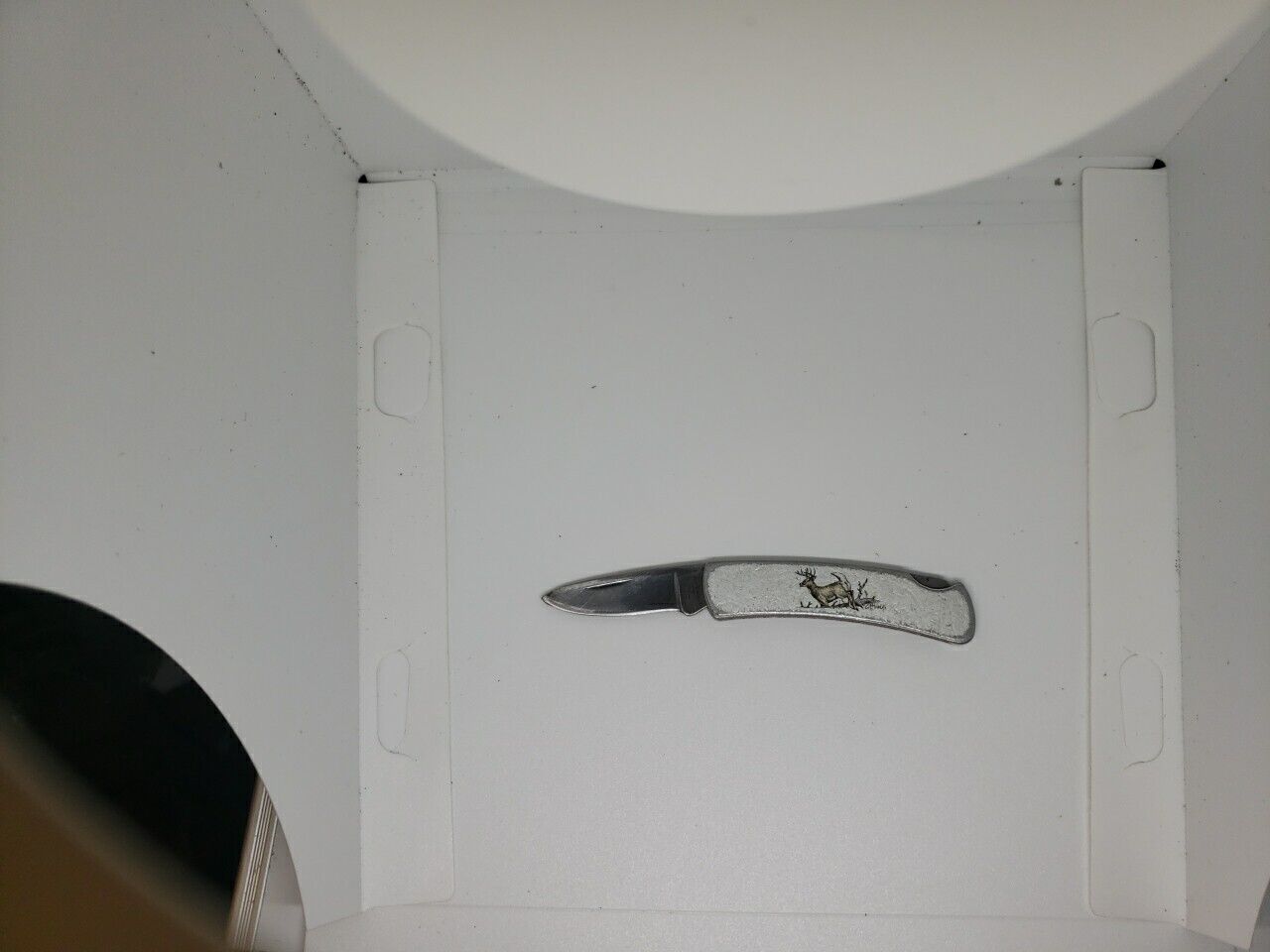 vintage *shortened blade BUCK 525 U.S.A. folding pocket knife gent lockback