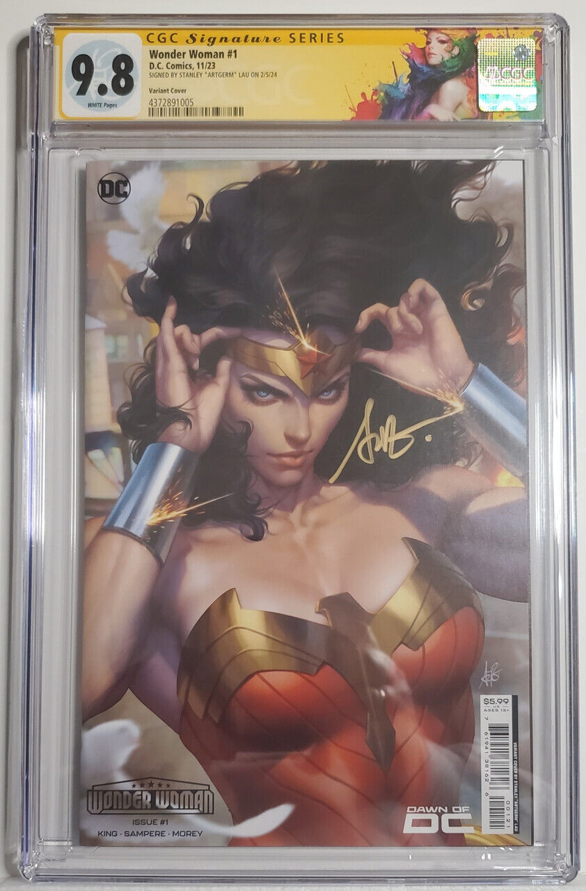 WONDER WOMAN (6TH SERIES) #1 CGC SS 9.8 NM/MT Signed by Stanley \