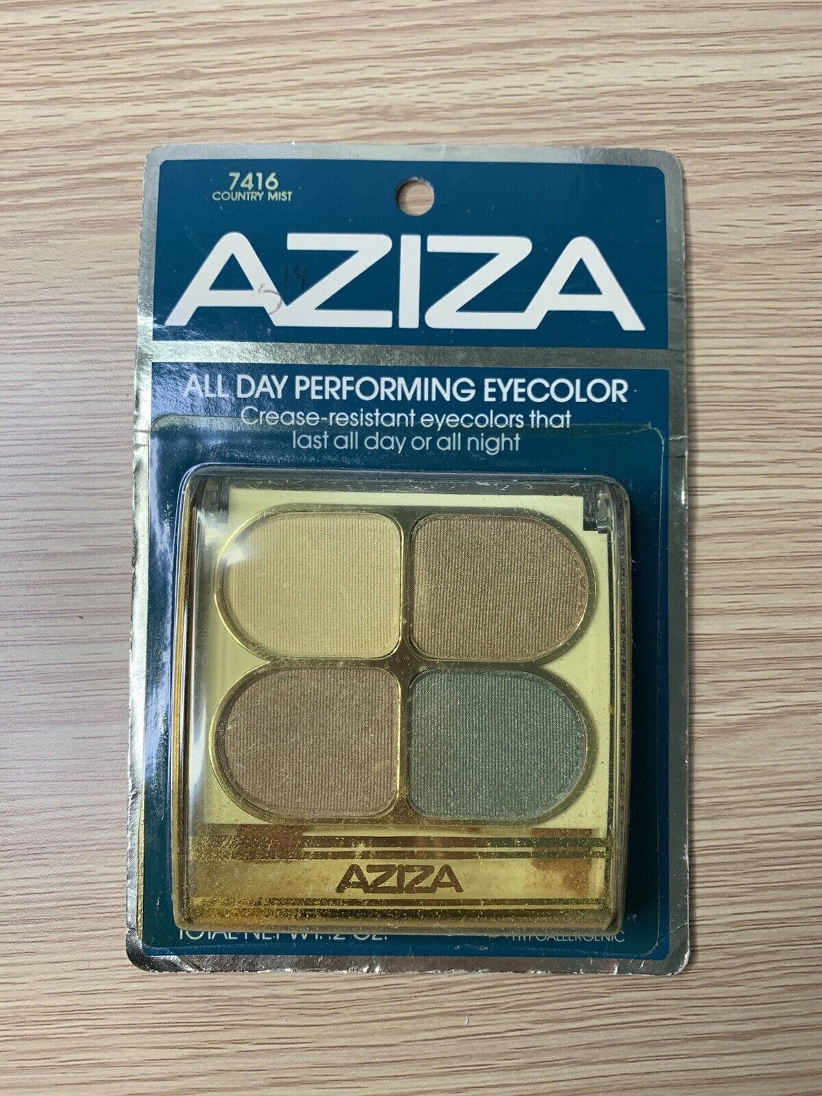 Vintage 80s Aziza Eye Shadow 1982 Prop 7416 Country Mist all day performing eye