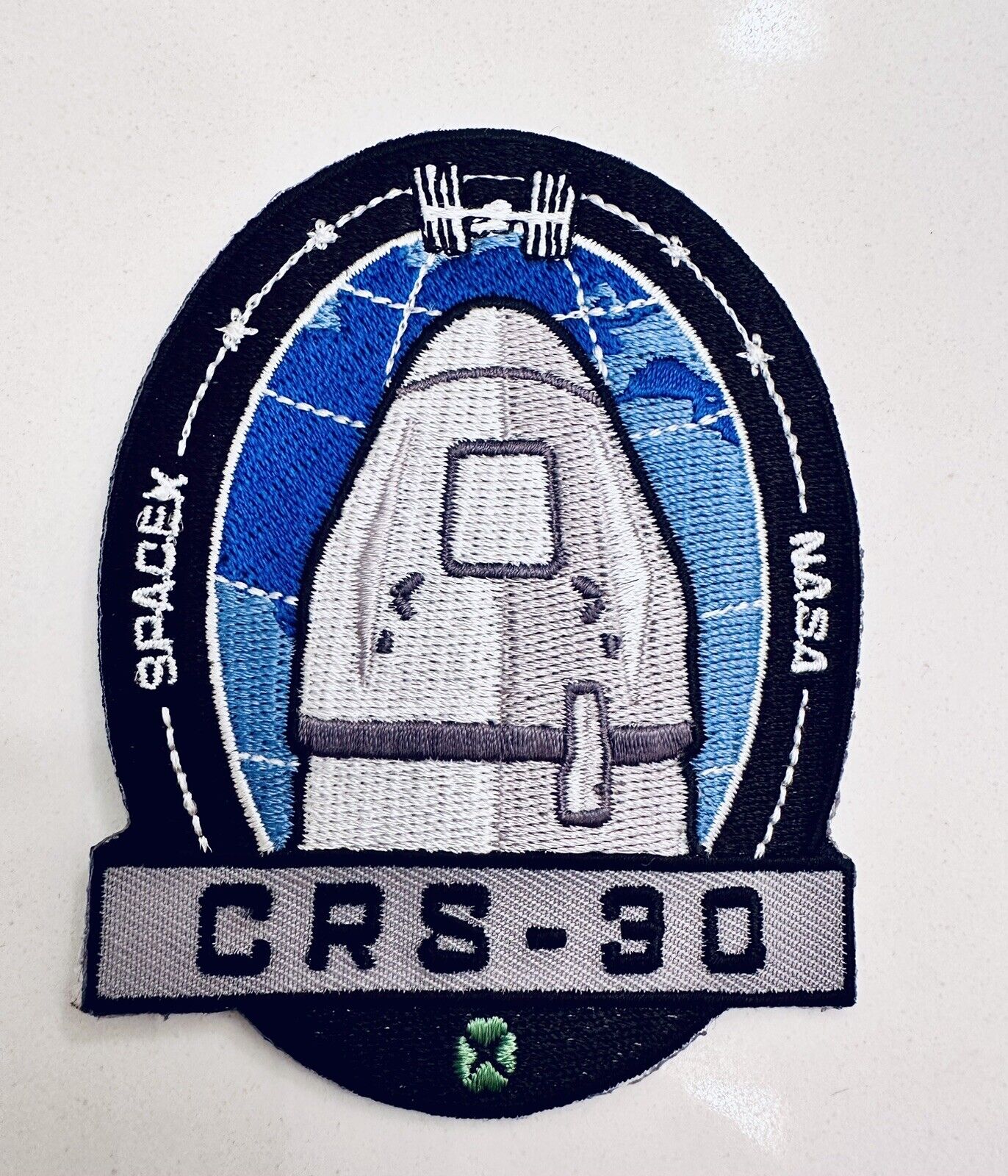 Original SPACEX CRS-30 DRAGON ISS RESUPPLY MISSION PATCH 3” NASA FALCON 9