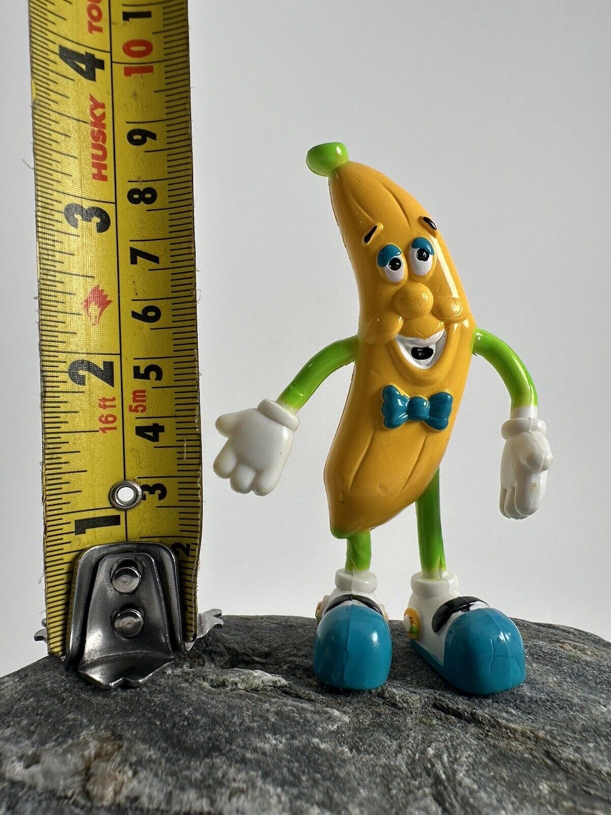 Vintage Orange Julius Bendable Fruit Character Banana Man 3.5” Advertising