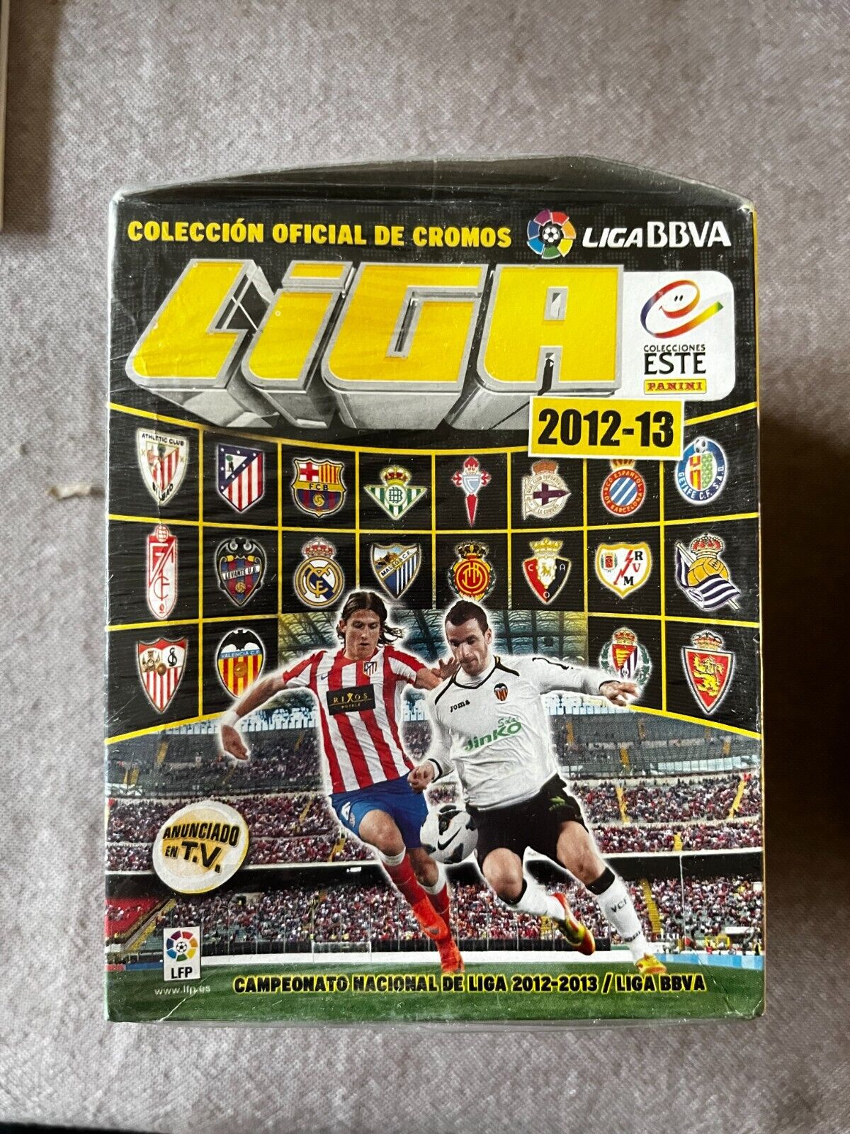 DISPLAY BOX 50 PACKET SEALED LEAGUE 2012/13 BBVA COLLECTIONS ESTE VERY RARE PANINI