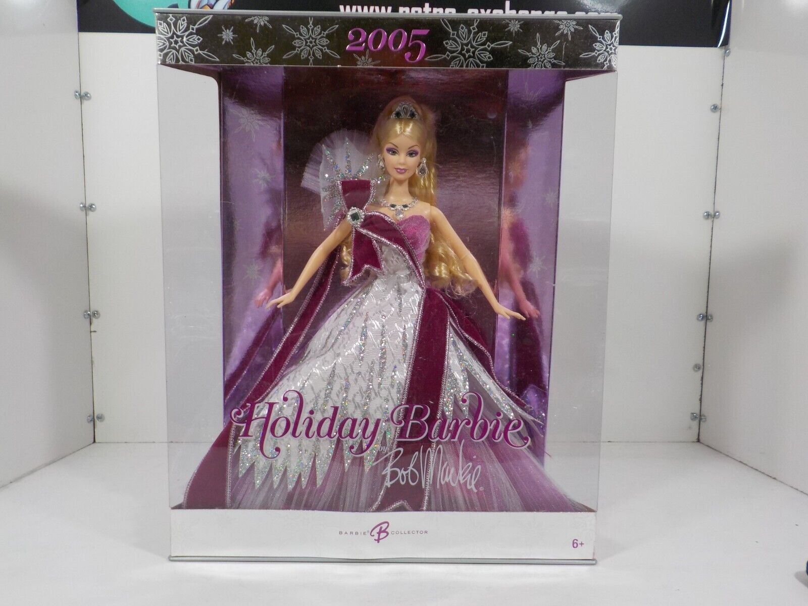 A0308 2005 Holiday Barbie Doll by Bob Mackie Mattel