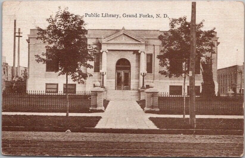 1912 Grand Forks, North Dakota Postcard \