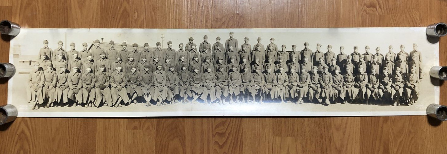 VINTAGE WW1 US PHOTO PICTURE 354th Infantry Panoramic