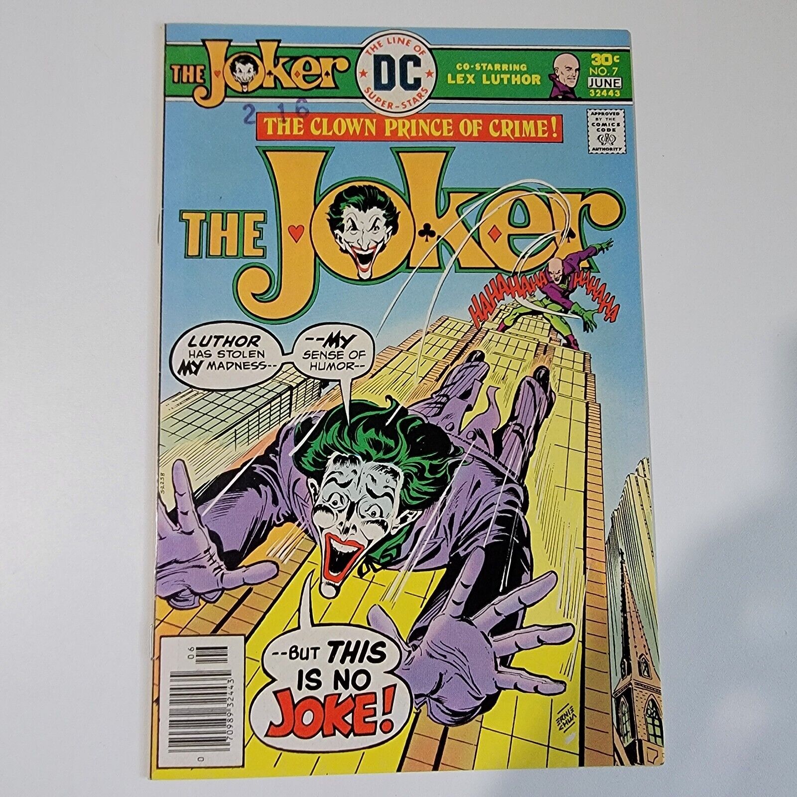 Joker #7 DC Comics 1976 Joker vs. Lex Luther
