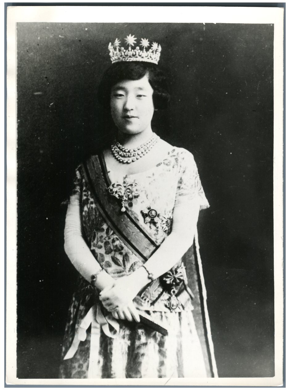 Japan, Empress Nagako Vintage Silver Print,L'Empress Kōjun ( , K