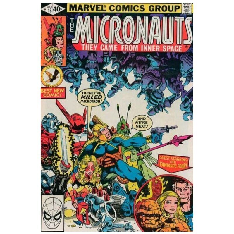 Micronauts (1979 series) #15 in Fine + condition. Marvel comics [g{