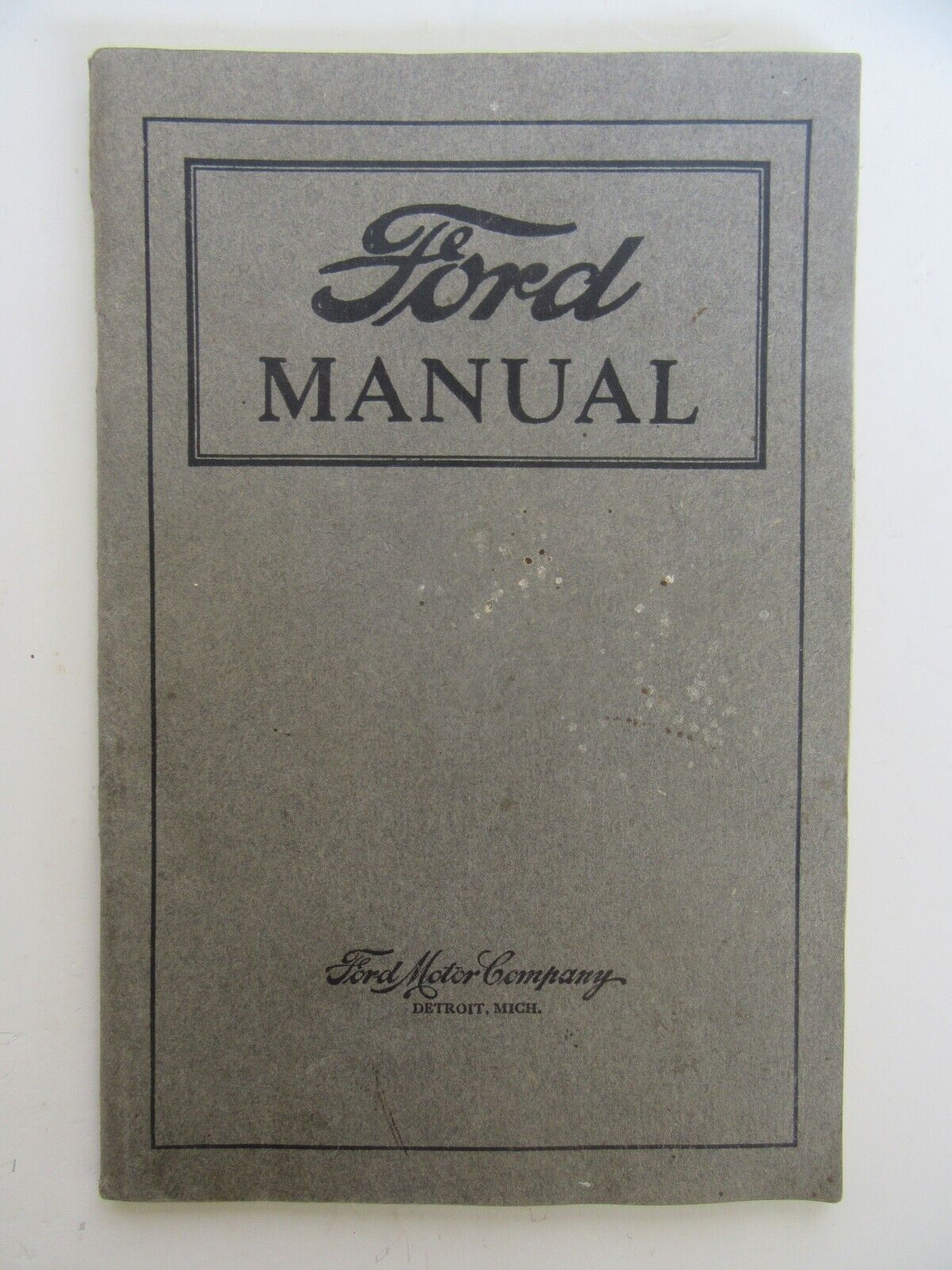 Antique 1919 Ford Automobile Operator Manual Book