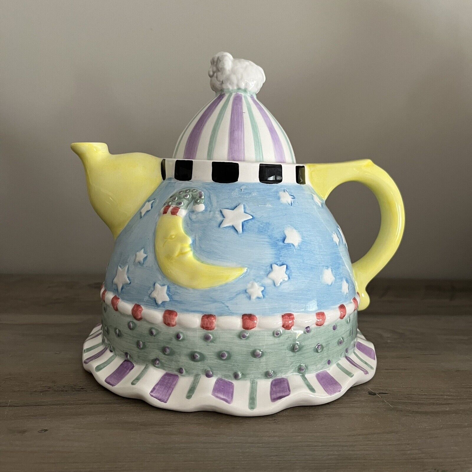 Lotus Int’l Sweet Dreams Marjory Buckley Moon And Stars Counting Sheep Teapot
