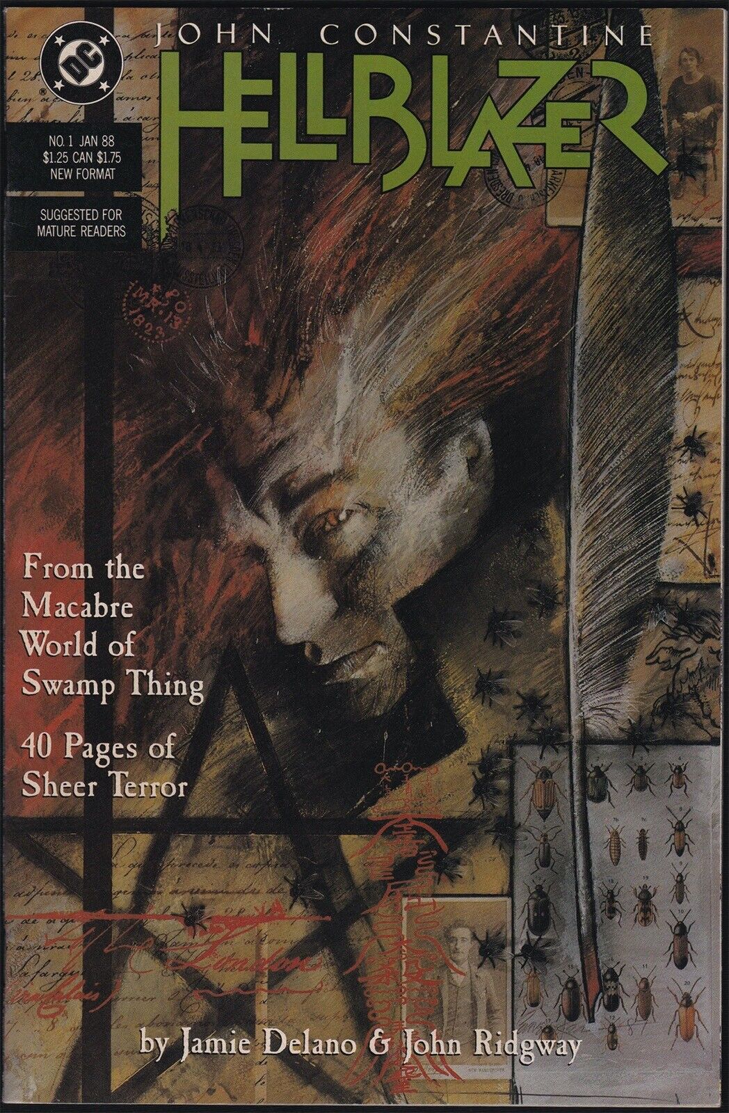 DC Comics HELLBLAZER #1 John Constantine 1987 VF