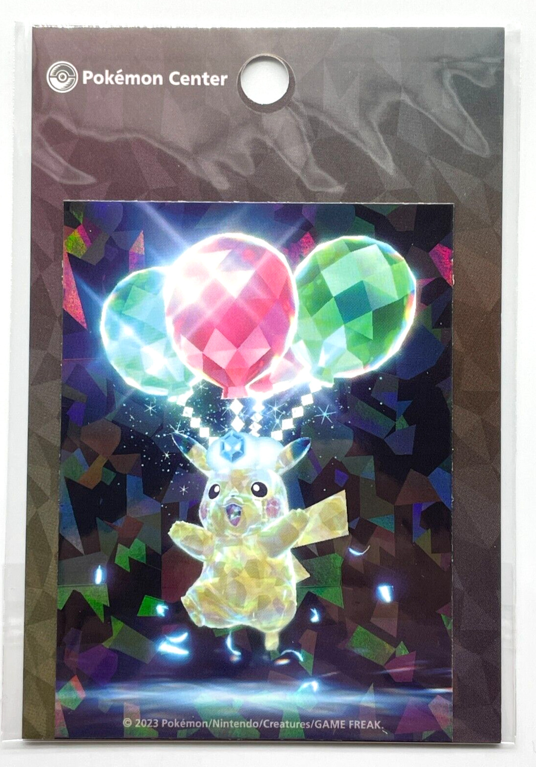 Terastal Pikachu Pokemon Center Limited Holo Sticker Sealed Japanese Japan NEW