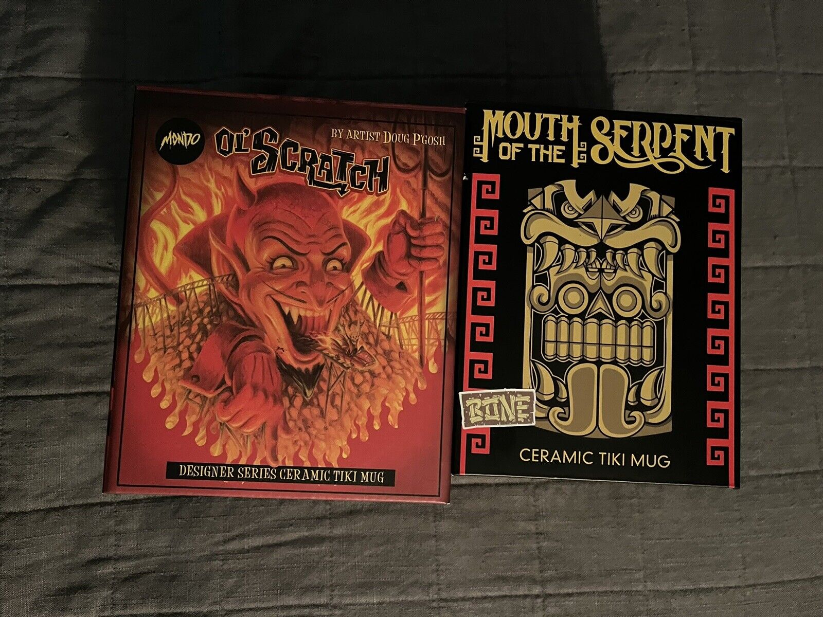 Mondo Tiki Mugs Ol’ Scratch & Mouth Of The Serpent