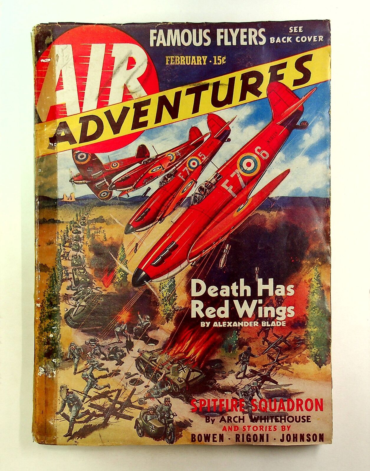 Air Adventures Pulp Feb 1940 Vol. 1 #2 GD- 1.8
