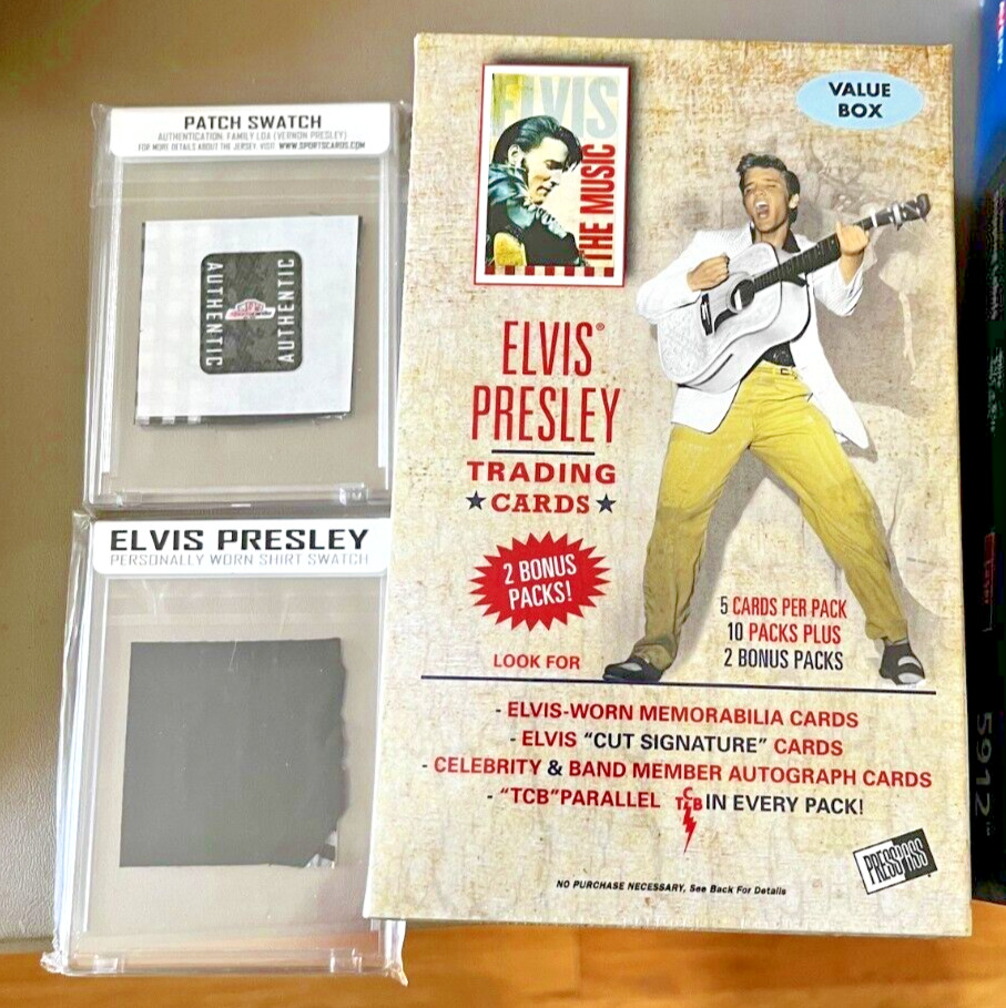 RARE SEALED 2007 ELVIS PRESLEY TRADING CARD BLASTER BOX SIGNED ELVIS AUTOGRAPH?