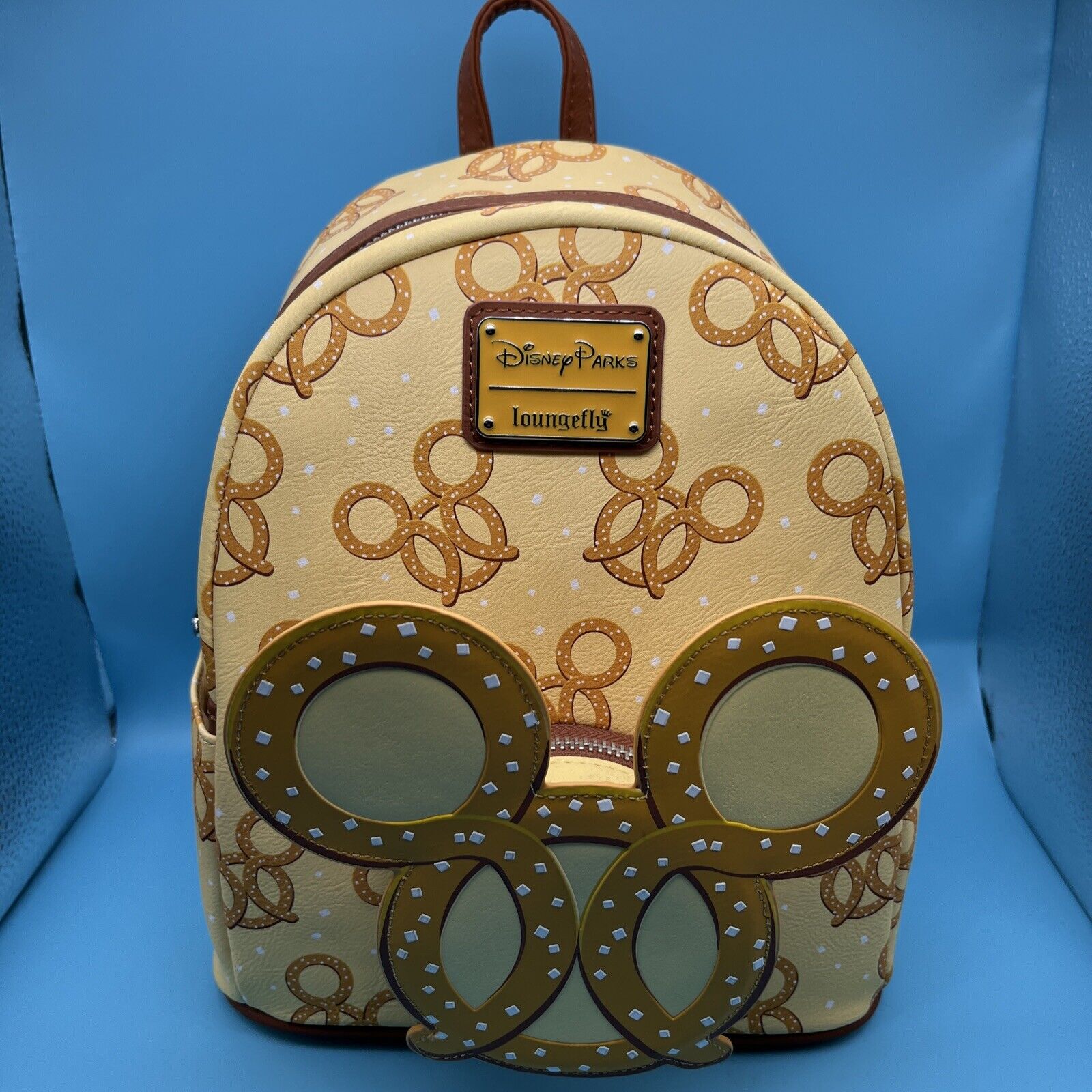 Disney Parks Loungefly Mini Backpack Pretzel Mickey Mouse Bag