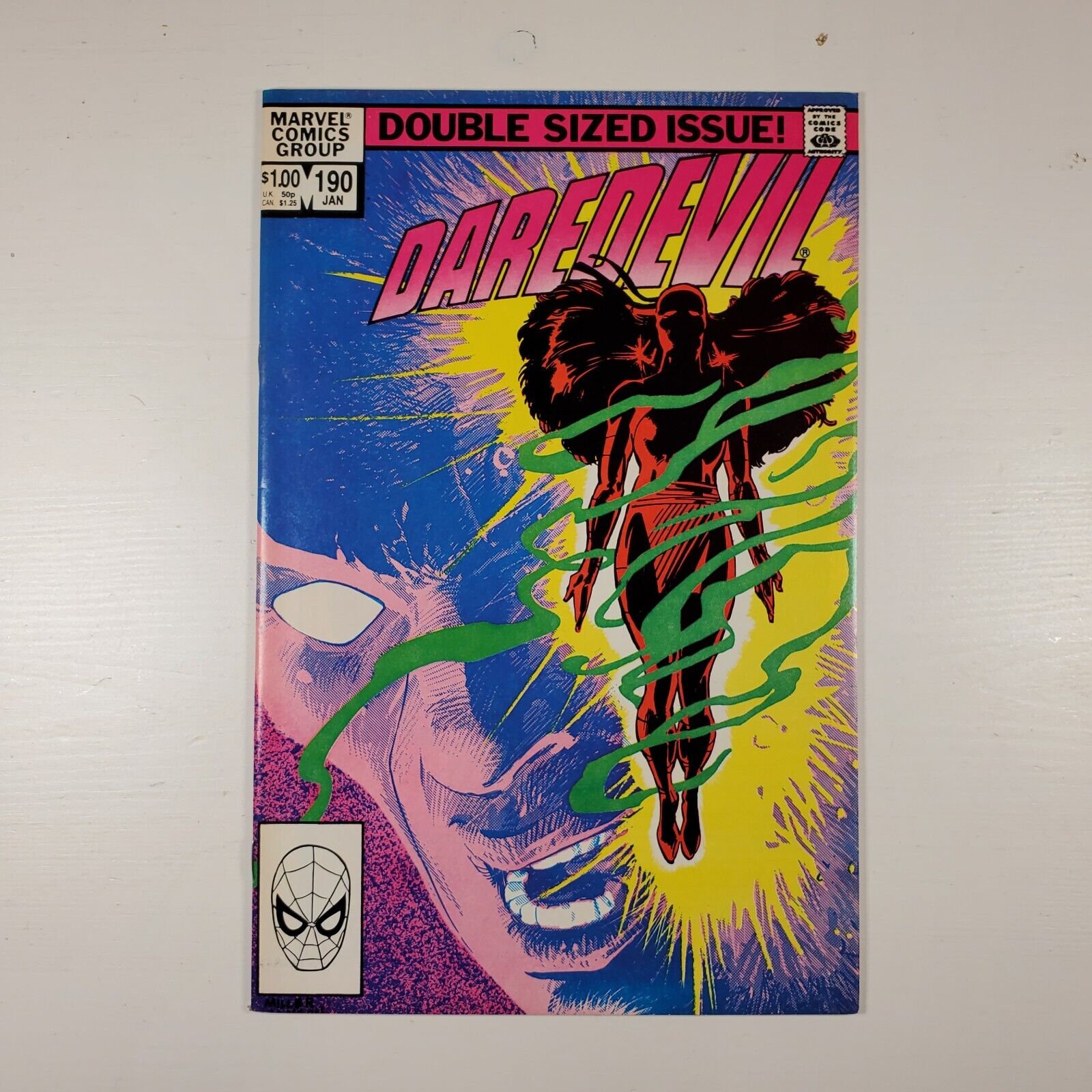 Daredevil #190 (1983, Marvel) Key Issue Resurrection of Elektra and Origin