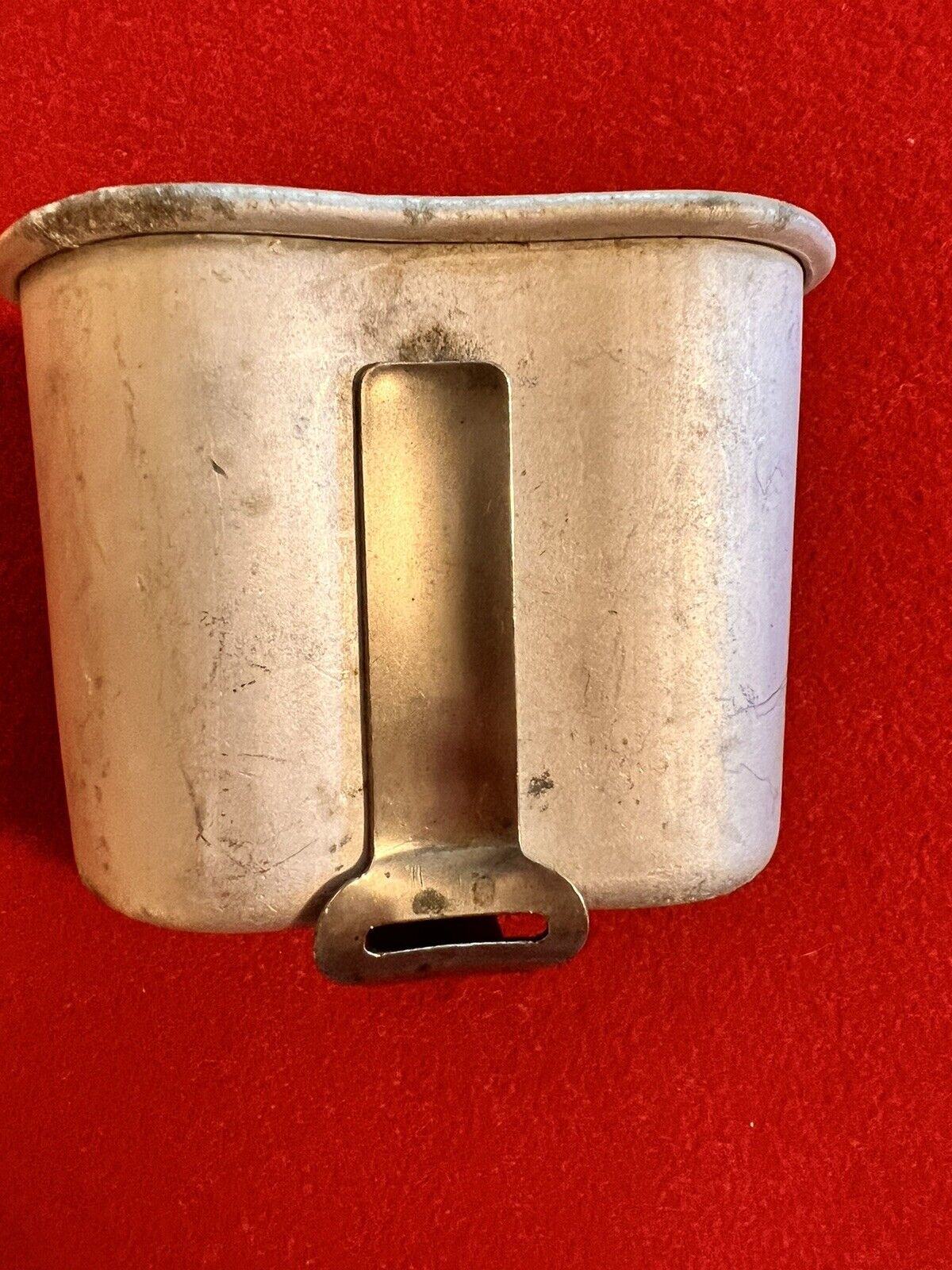 Pre-WWI UNMARKED M1910 Canteen Cup, Army, USMC.