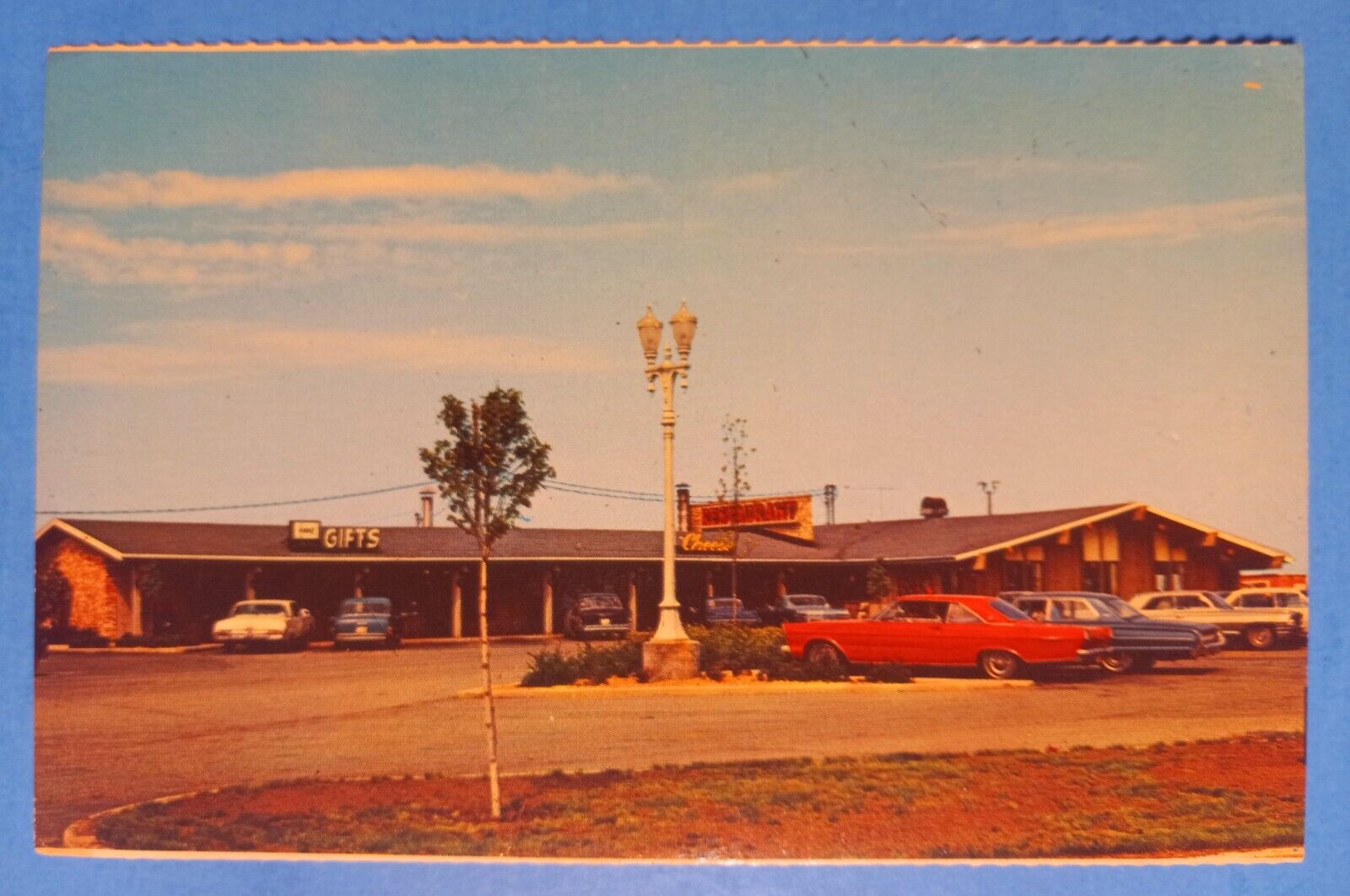 Oasis Gift Shop Restaurant Diner JANESVILLE WI Wisconsin Vintage Postcard