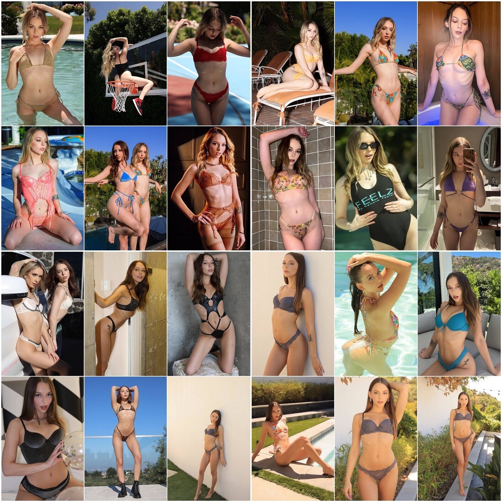 LOT 24 Photo 8x10 Hot Lily Larimar Collection Sexy Girl Actress Celebrity 5MOLL
