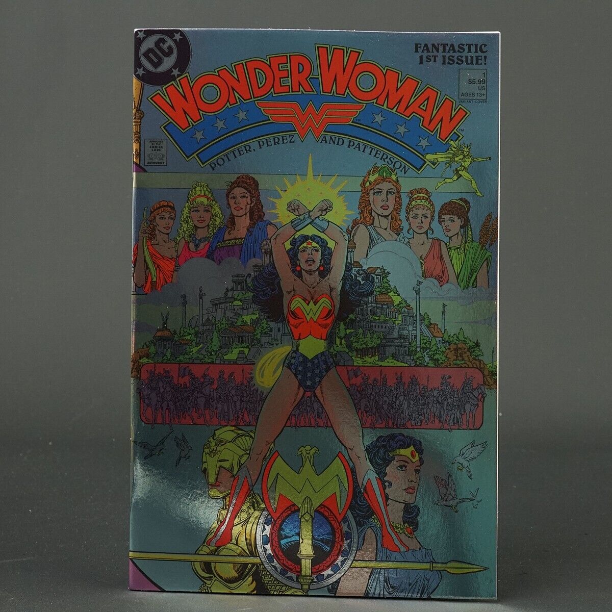 WONDER WOMAN #1 facsimile Cvr C foil DC Comics 2023 0723DC814 1C (CA) Perez