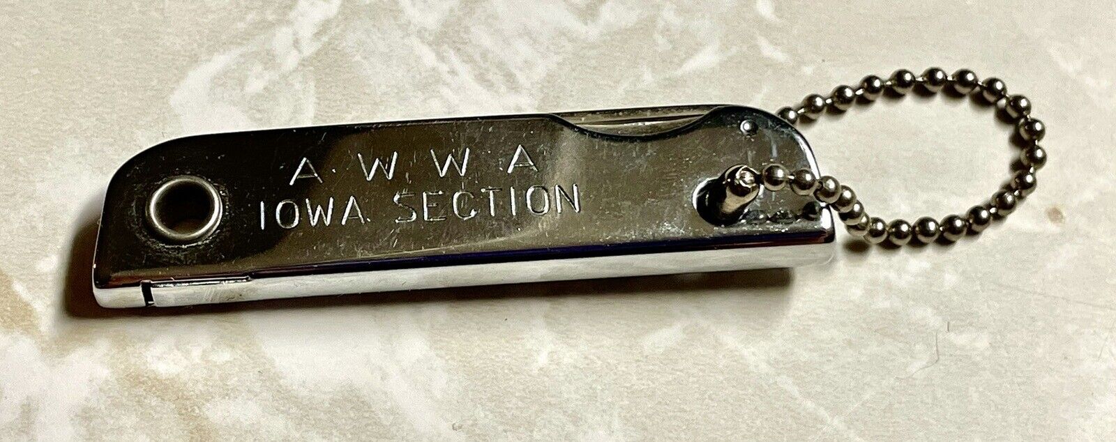 Vintage Metal AWWA Lowa Section Multi Tool Pocket Knife