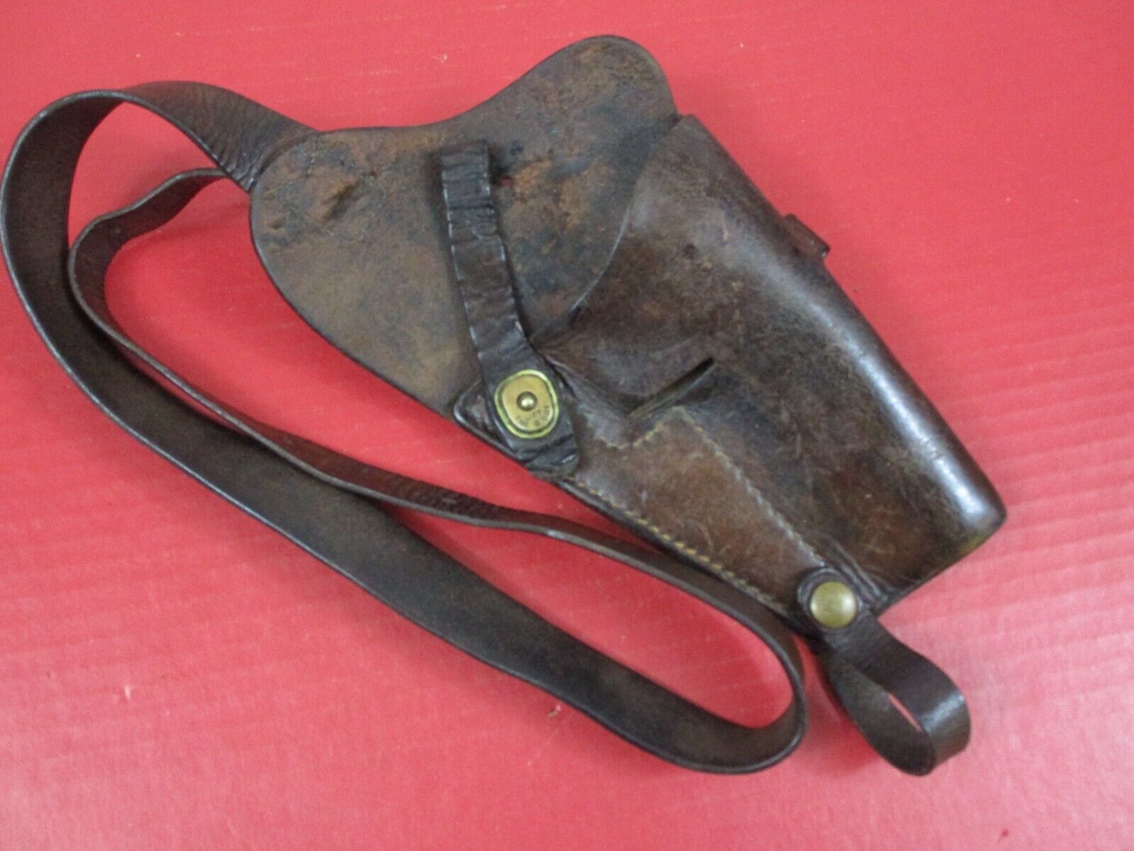 WWII US Army M3 Leather Shoulder Holster Colt M1911A1 Pistol - US Boyt - NICE #1