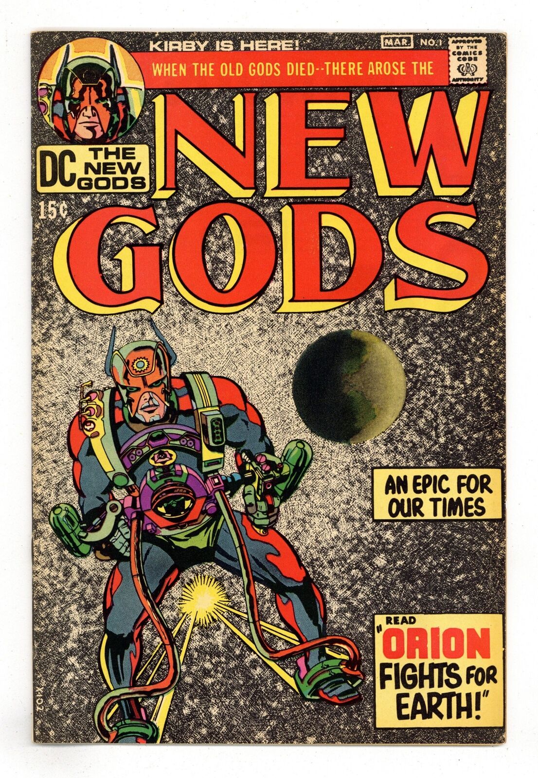 New Gods #1 FN- 5.5 1971 1st app. Orion
