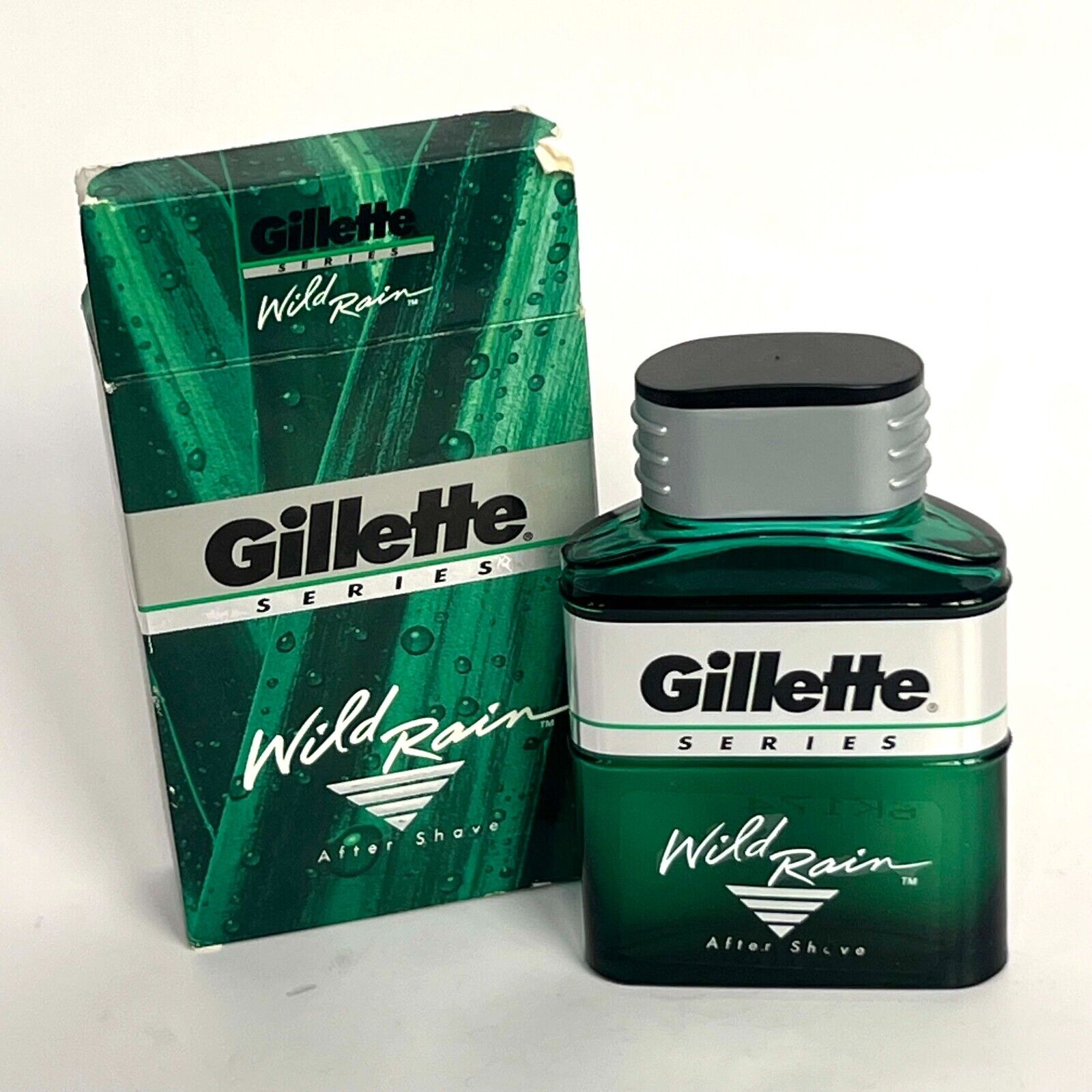 vintage 1993 Gillette series wild rain after shave 100ml