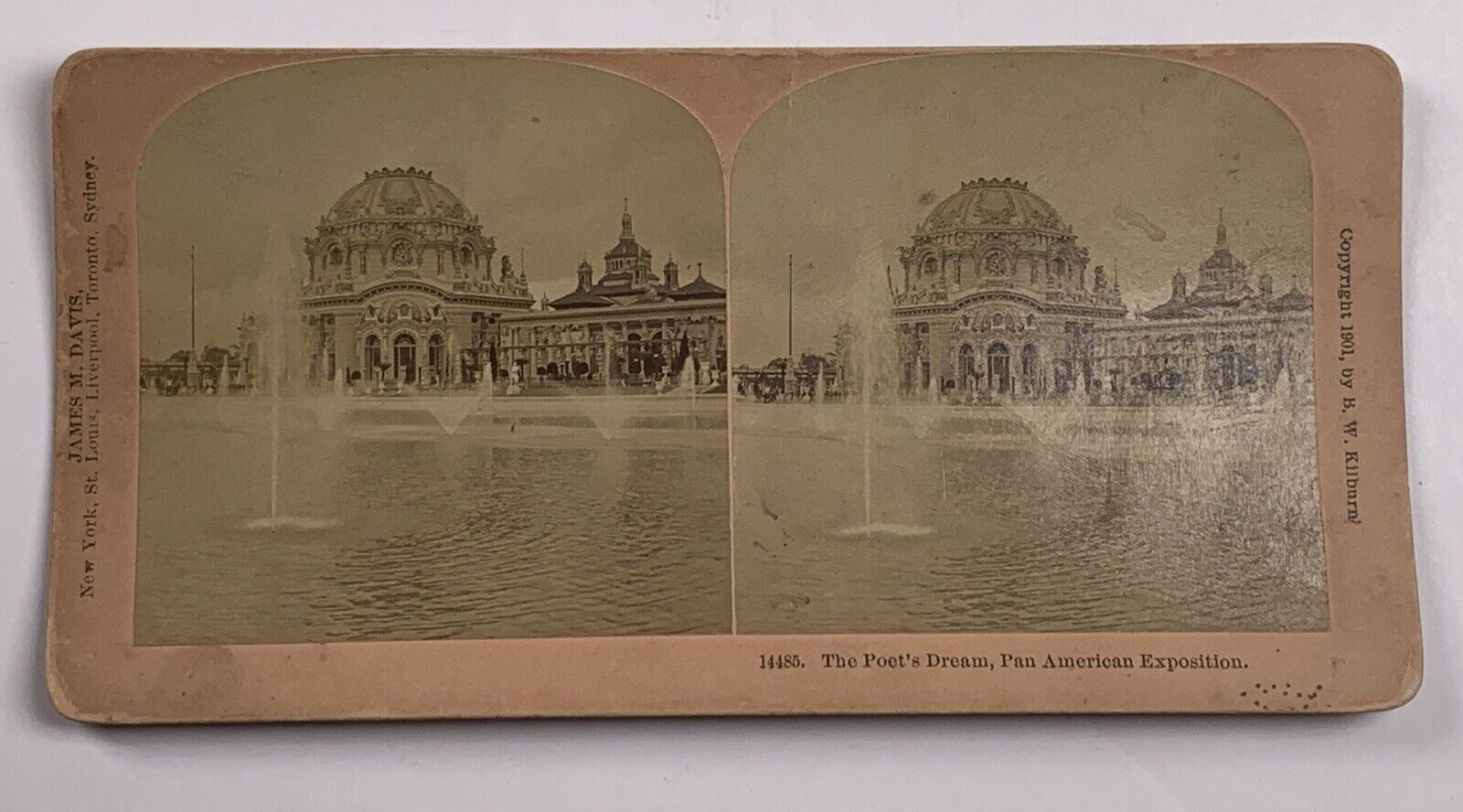 Stereoview Photo The Poet’s Dream Pan American Expo