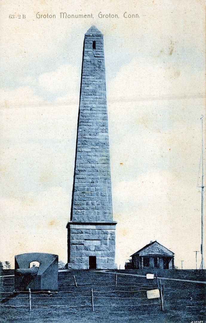 GROTON CT - Groton Monument Postcard - udb (pre 1908)