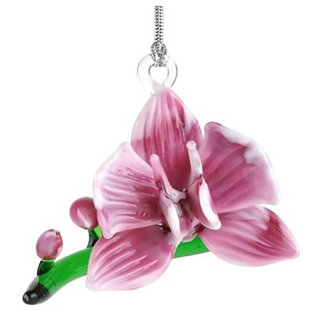 Dynasty Gallery 26929 Magenta Orchid Hanging Ornament 2.5 Inches