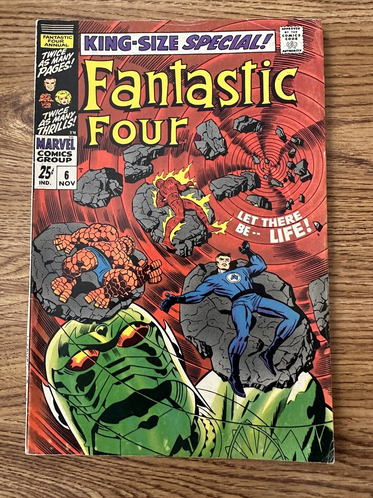 Fantastic Four Annual #6 (1968) King-Size Special 1st App Annihilus FN+ 6.5
