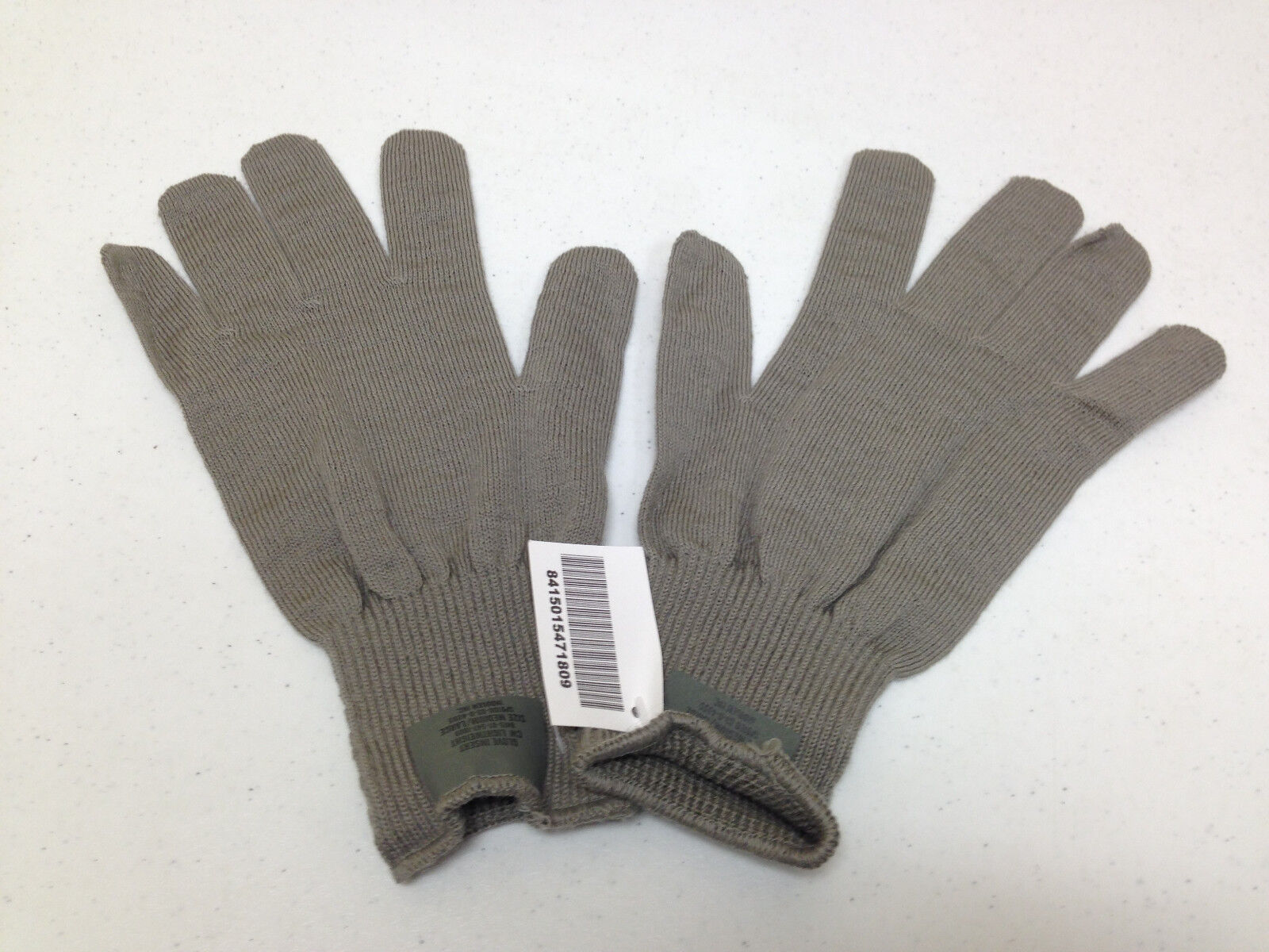 WOOL GLOVE INSERTS LINERS CW LIGHTWEIGHT MEDIUM LARGE GRAY NWT 1809