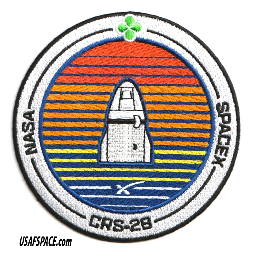Authentic CRS-28 SPACEX FALCON-9 DRAGON ISS NASA RESUPPLY Mission Employee PATCH