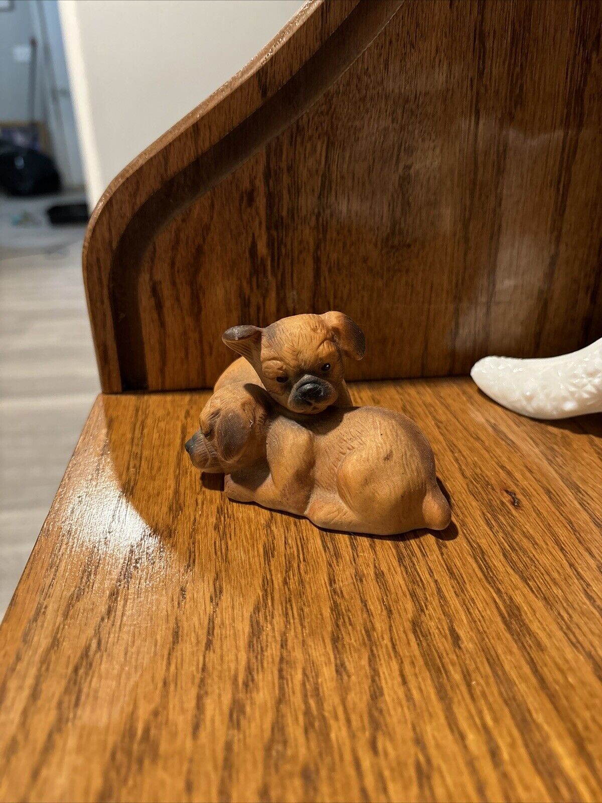 vintage ceramic puppy figurine