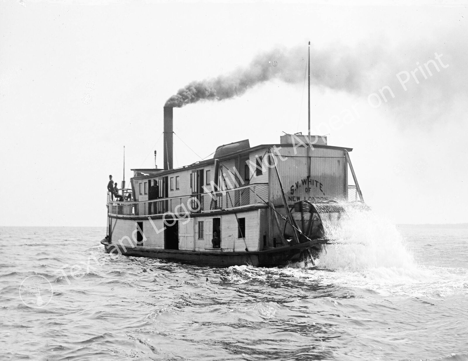 1880\'s S.V. White on the Indian River, Florida Old Photo 8.5\