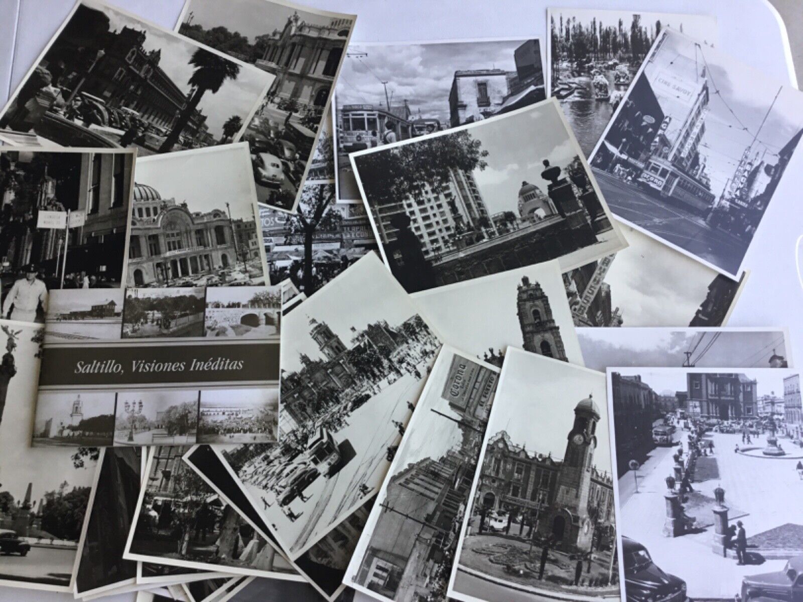 Huge Lot of 36 Photos of Cities in Mexico Street Scenes Churches Theatres Vendor