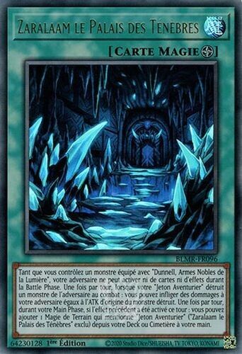 Zaralaam the Palace of Darkness BLMR FR096 / UR Yu Gi Oh 1st