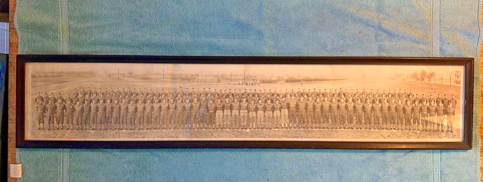 Antique Panoramic Military Framed Photograph DC - 589 WW1  45\