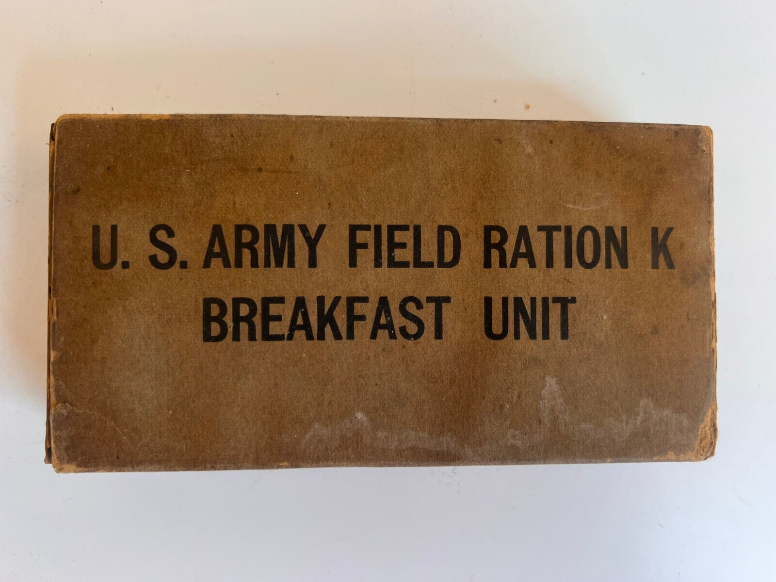 WWII U.S. Army Field Ration K Breakfast Unit American Chicle Company Sealed