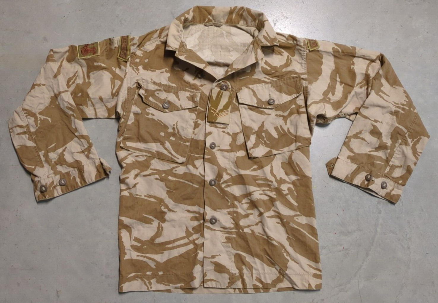 British Military RAF Regiment Tropical Desert DPM Camo Combat Coat Shirt 180/96