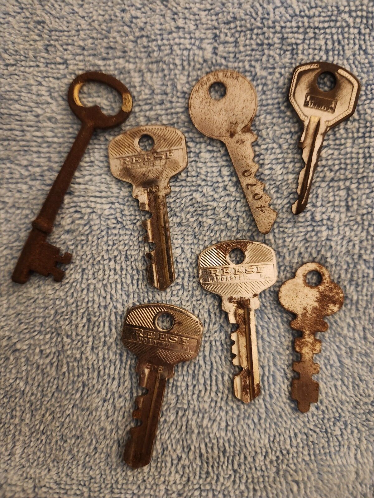 Vintage Keys Small Lot Old Vintage Antique Skeleton Key Rusted