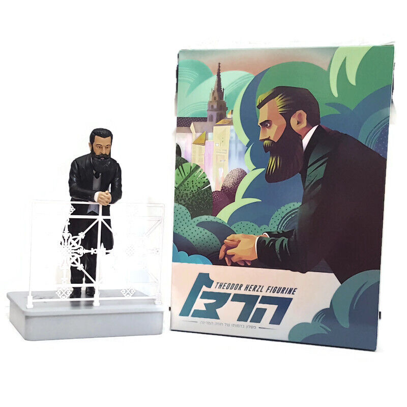 Theodor Herzl Figure on Balcony 125th anniversary of first Zionist Congress