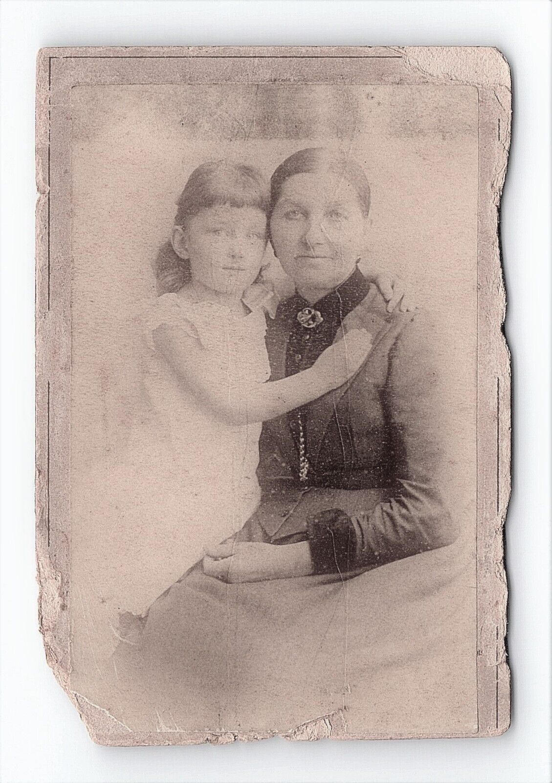 CDV Photo Young Girl Woman Alex Putzar Photographer Greifswald Germany 1860s cp1