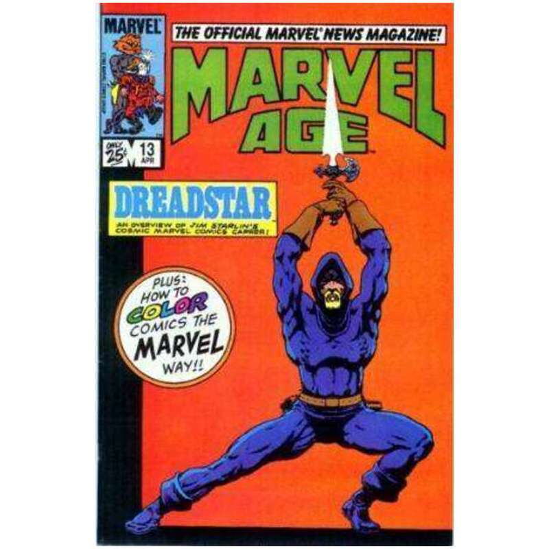 Marvel Age #13 in Very Fine condition. Marvel comics [f@