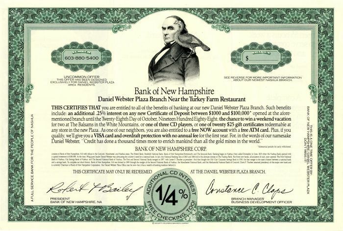 Bank of New Hampshire - Banking Stocks