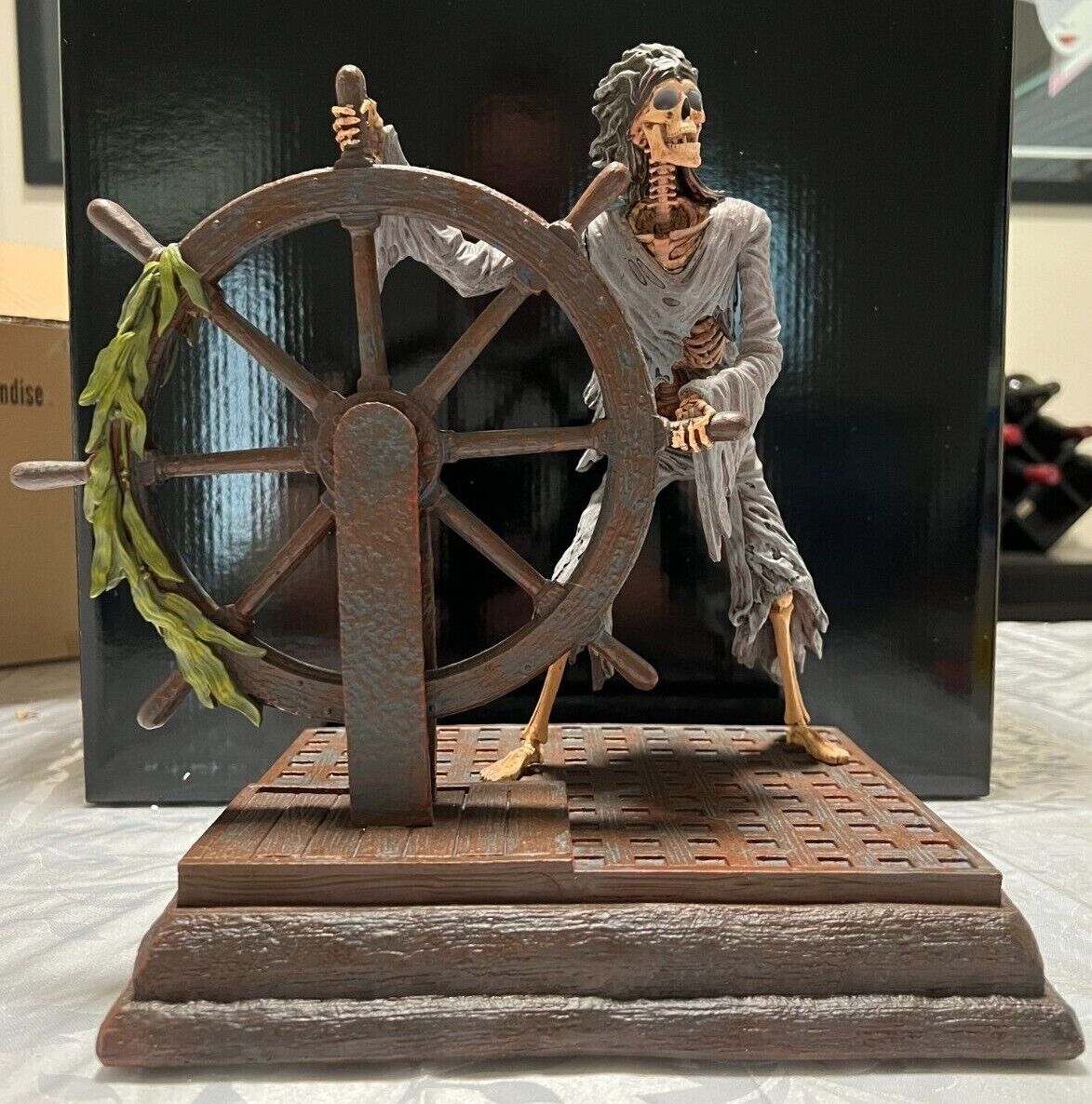 Pirates Of The Caribbean Helmsman Skeleton Crew Figurine Statue Disney Parks