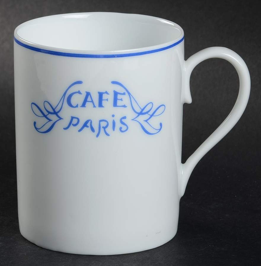 Bernardaud Cafe Paris Blue Mug 10730020