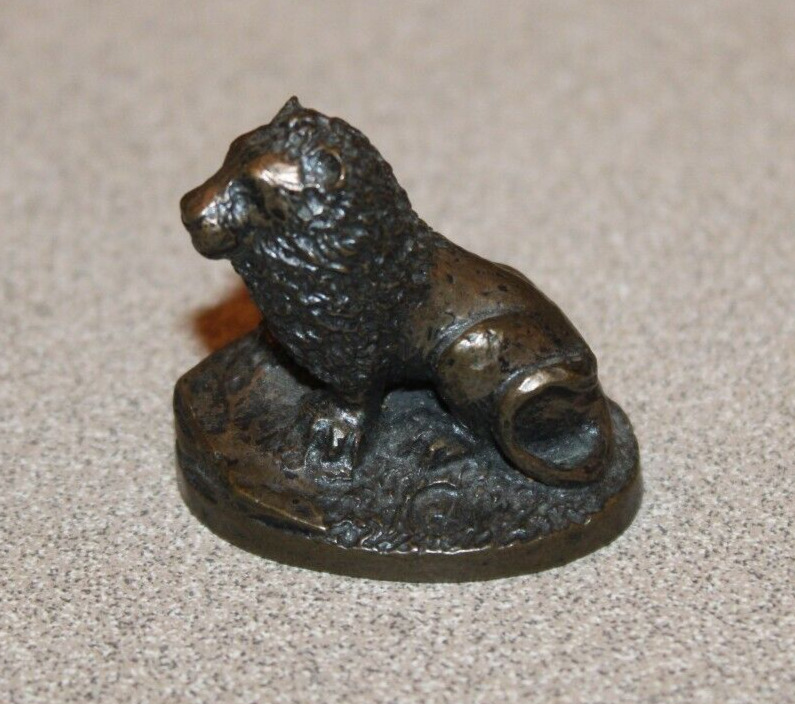 Vintage Bronze Age Lion Handmade in Scotland